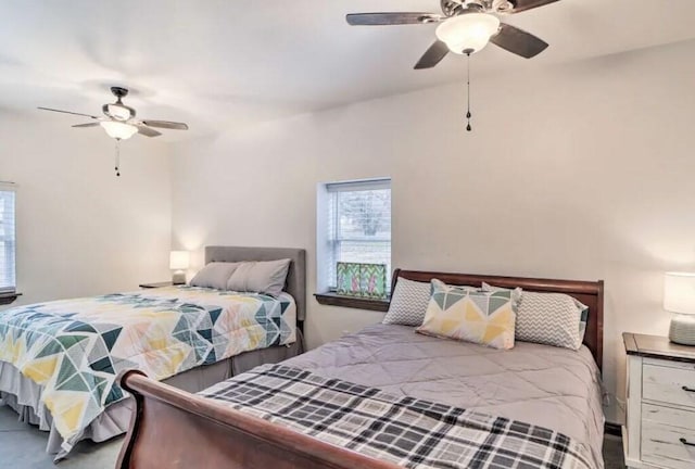115008 S 4292nd Rd, Porum, OK 74455 - bedroom with a ceiling fan