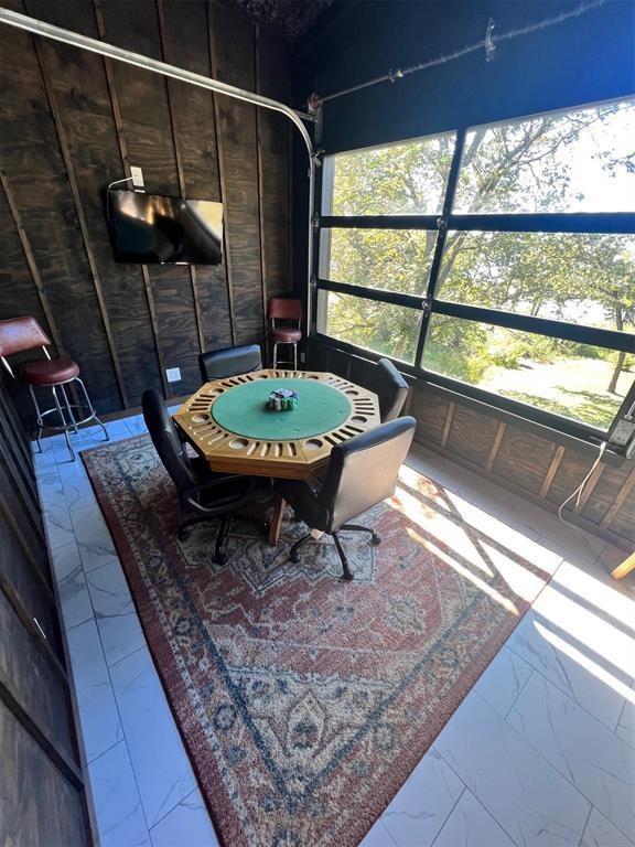 115008 S 4292nd Rd, Porum, OK 74455 - rec room with marble look tiles
