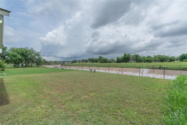4720 S Youngs Blvd, Oklahoma City, OK 73119 - view of yard featuring a view of countryside