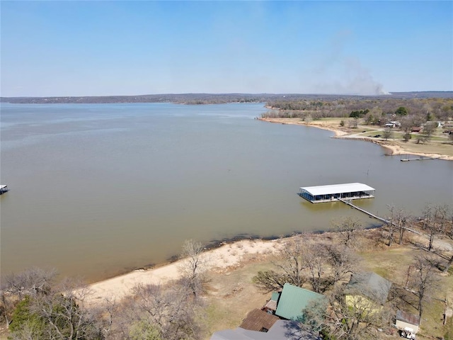 273 N Elm St Unit 1, Eufaula, OK 74432 - drone / aerial view of a large body of water