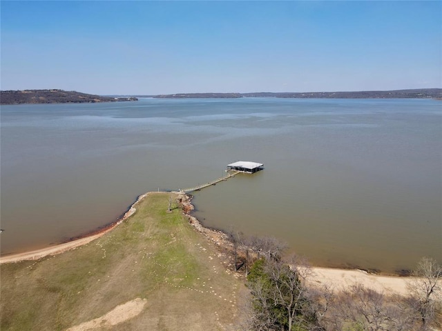 273 N Elm St Unit 1, Eufaula, OK 74432 - bird's eye view of a nearby body of water