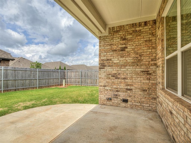 2436 NW 179th St, Edmond, OK 73012 - fenced backyard with a patio