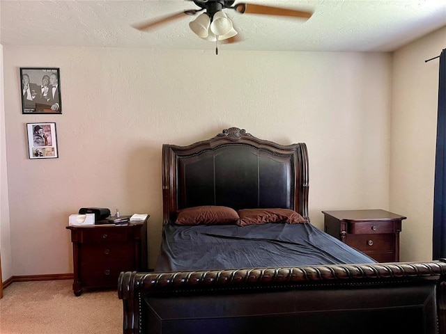 8905 Ava Ave, Oklahoma City, OK 73149 - bedroom with carpet floors and ceiling fan