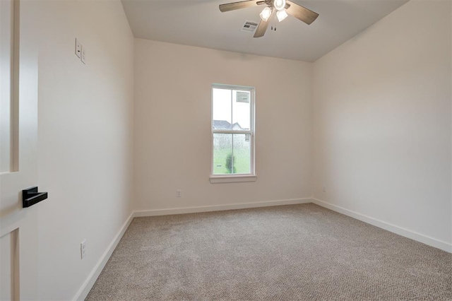 1801 Cedar Valley Mnr, Guthrie, OK 73044 - unfurnished room featuring carpet floors and a ceiling fan