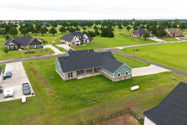 1801 Cedar Valley Mnr, Guthrie, OK 73044 - aerial view of residential area
