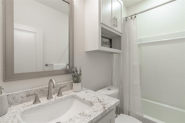 316 SE 45th St, Oklahoma City, OK 73129 - bathroom featuring vanity and shower / bath combination with curtain