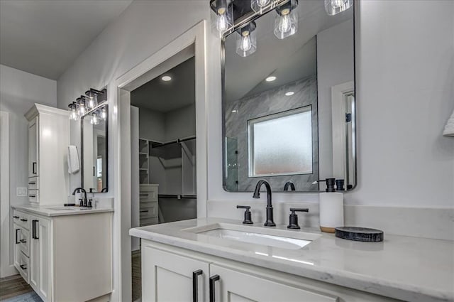 1890 E Industrial Rd, Guthrie, OK 73044 - full bath with two vanities