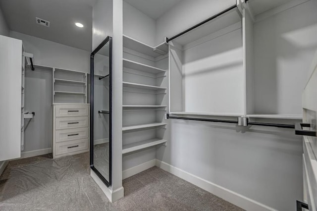 1890 E Industrial Rd, Guthrie, OK 73044 - walk in closet featuring carpet flooring