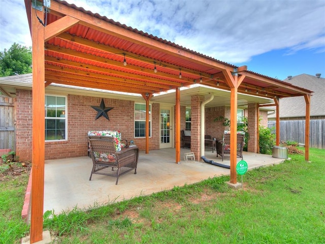 1205 NW 190th Pl, Edmond, OK 73012 - view of patio / terrace