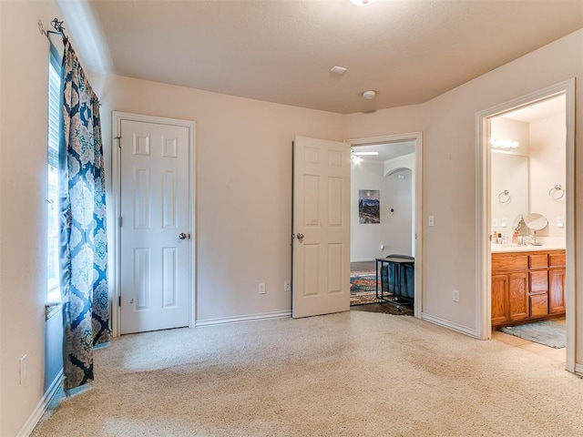 1205 NW 190th Pl, Edmond, OK 73012 - unfurnished bedroom featuring carpet floors and ensuite bath