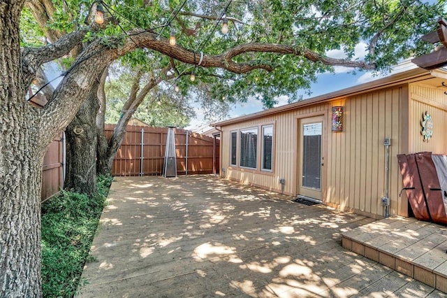 3217 Quail Cir, Altus, OK 73521 - view of patio / terrace with a wooden deck