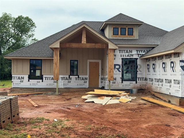 2757 Sherwood Ct, Newcastle, OK 73065 - property in mid-construction featuring board and batten siding and a shingled roof