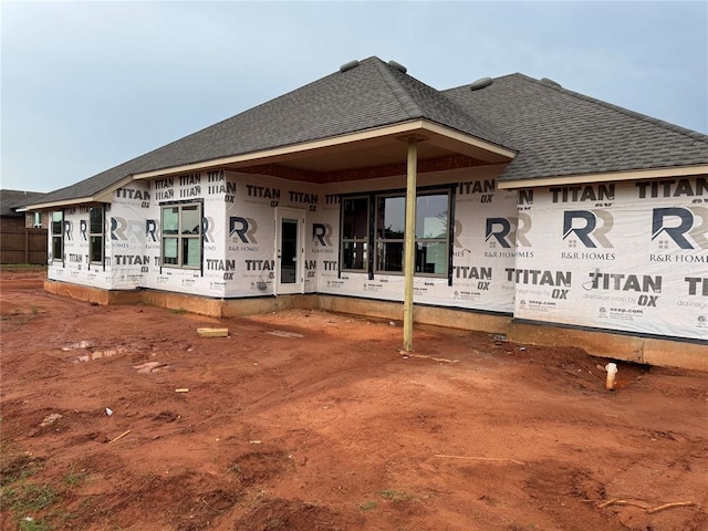 2757 Sherwood Ct, Newcastle, OK 73065 - rear view of property with roof with shingles