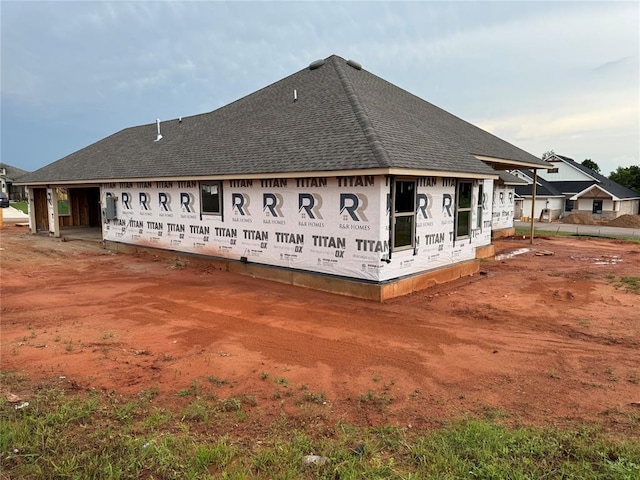 2757 Sherwood Ct, Newcastle, OK 73065 - rear view of property with roof with shingles