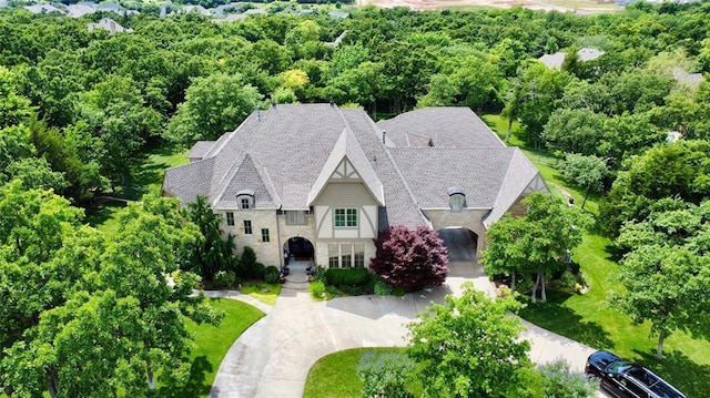 1605 Hidden Lake Dr, Edmond, OK 73034 - view from above of property