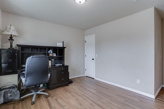 1604 Central Pkwy, Norman, OK 73071 - office area with light wood-type flooring and baseboards