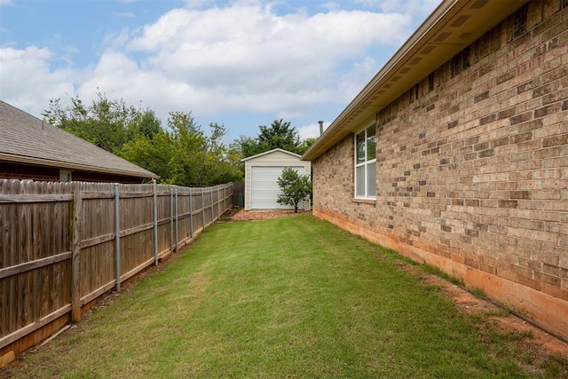 1604 Central Pkwy, Norman, OK 73071 - view of yard with a storage unit