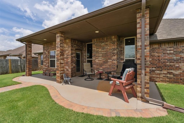 12816 NW 6th St, Yukon, OK 73099 - view of patio