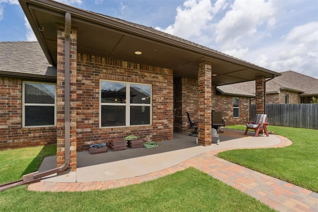 12816 NW 6th St, Yukon, OK 73099 - view of patio / terrace