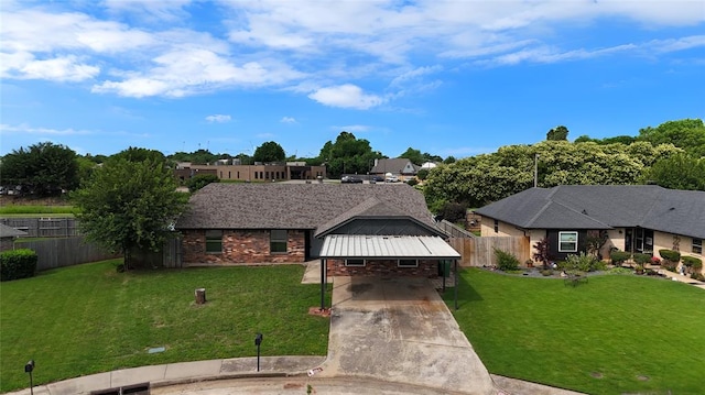 1004 Ranchoak Ct, Yukon, OK 73099 - single story home featuring driveway and a carport