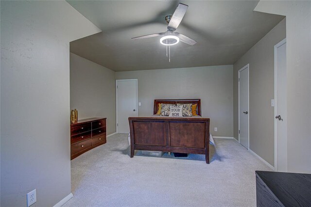 4973 NW 31st Ter, Oklahoma City, OK 73122 - bedroom with carpet and a ceiling fan