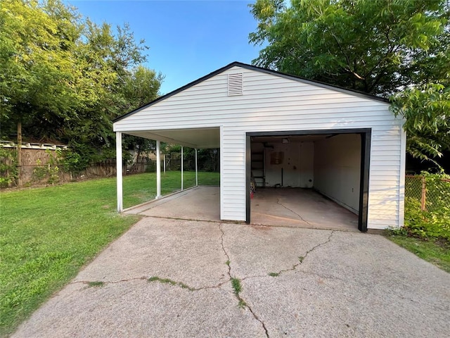 2332 NW 31st St, Oklahoma City, OK 73112 - garage with a detached garage
