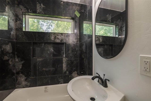 2325 SW Binkley St, Oklahoma City, OK 73119 - full bath with healthy amount of natural light and shower / bath combination