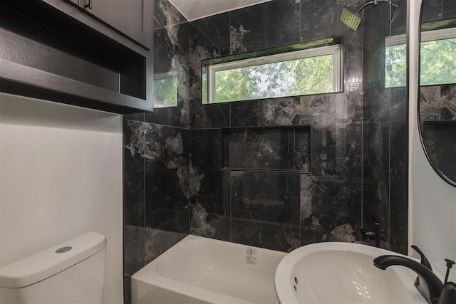 2325 SW Binkley St, Oklahoma City, OK 73119 - bathroom featuring a sink and toilet