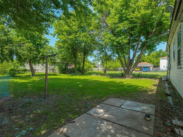 7235 SE 15th St, Midwest City, OK 73110 - view of yard featuring a patio