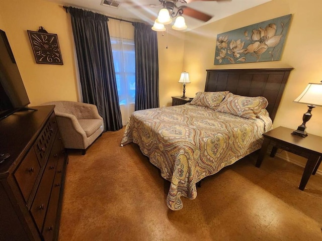 3908 Southwestern Ave, Edmond, OK 73034 - bedroom with carpet flooring and a ceiling fan
