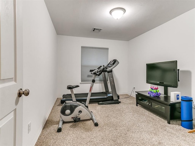19940 Vivace Ct, Edmond, OK 73013 - exercise area with carpet floors