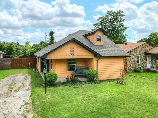 503 W Owens St, El Reno, OK 73036 - bungalow-style home featuring roof with shingles