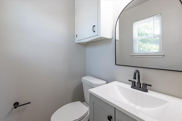 112 Asbill Ave, Yukon, OK 73099 - bathroom featuring vanity and toilet