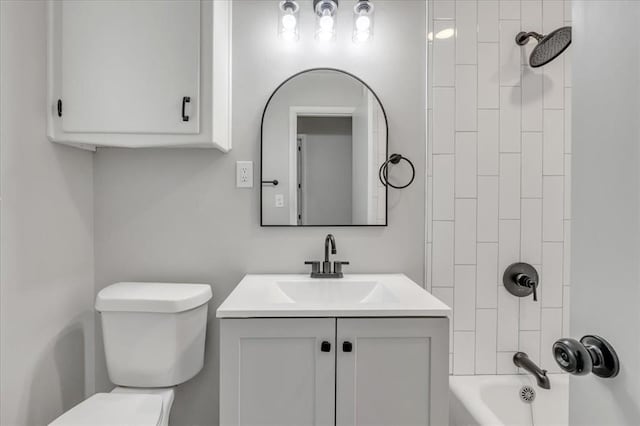 112 Asbill Ave, Yukon, OK 73099 - full bath featuring vanity and washtub / shower combination
