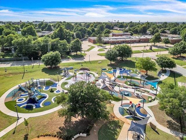 112 Asbill Ave, Yukon, OK 73099 - bird's eye view of a park