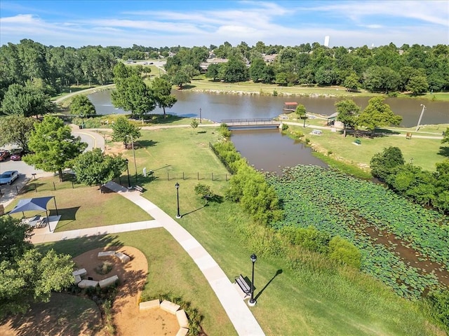 112 Asbill Ave, Yukon, OK 73099 - aerial view of a large body of water