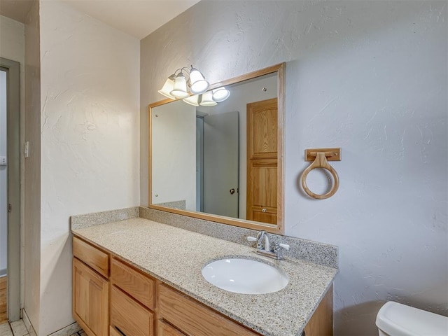 2822 N Market Ave, Shawnee, OK 74804 - half bath with vanity and toilet
