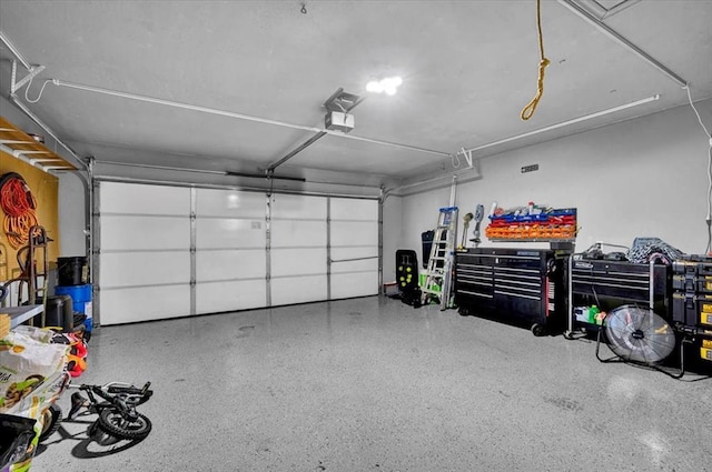 11517 Brighton Ct, Midwest City, OK 73130 - garage featuring a garage door opener