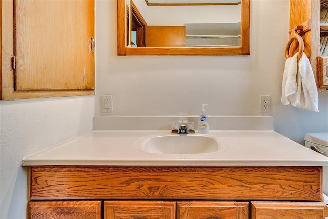 1817 W Harrison Ave, Guthrie, OK 73044 - bathroom with vanity and toilet
