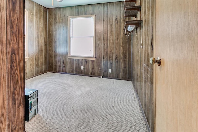 1817 W Harrison Ave, Guthrie, OK 73044 - carpeted spare room featuring wooden walls