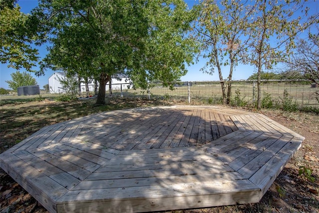 45350 Bob Crouch Rd, Tecumseh, OK 74873 - view of deck