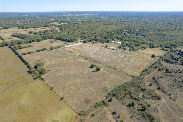 45350 Bob Crouch Rd, Tecumseh, OK 74873 - aerial overview of property's location featuring rural landscape