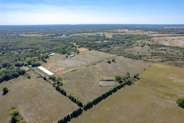 45350 Bob Crouch Rd, Tecumseh, OK 74873 - aerial view of property's location featuring rural landscape