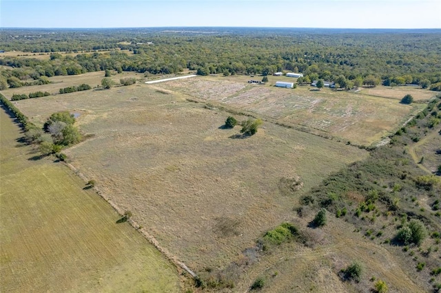 45350 Bob Crouch Rd, Tecumseh, OK 74873 - aerial view of property's location featuring rural landscape