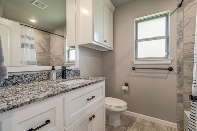 13420 Saltgrass Dr, Edmond, OK 73025 - bathroom featuring vanity and a shower with shower curtain