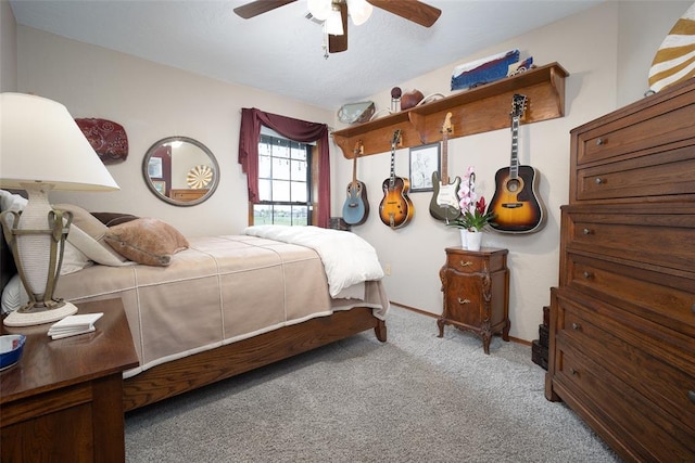 2205 SE 90th St, Lawton, OK 73501 - bedroom with carpet and ceiling fan