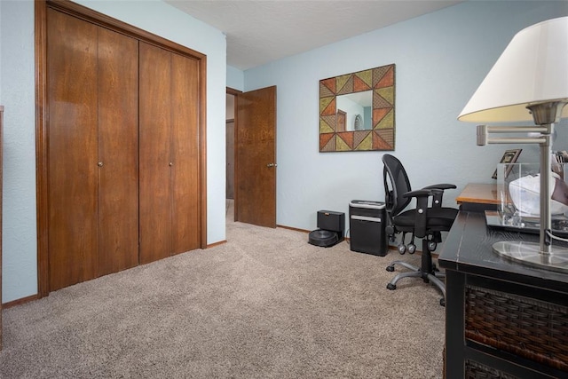 2205 SE 90th St, Lawton, OK 73501 - home office featuring carpet and baseboards