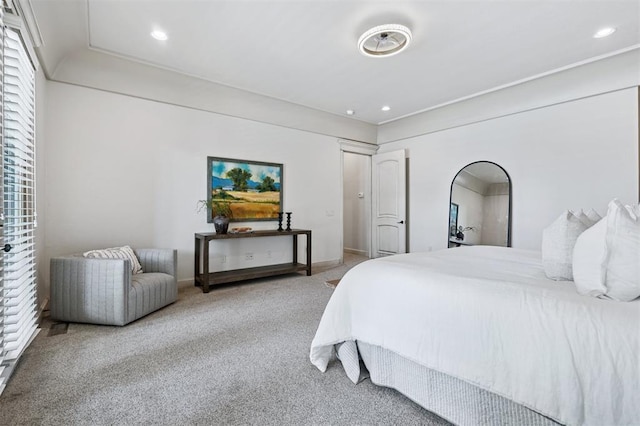 4609 Flint Ridge Dr, Norman, OK 73072 - carpeted bedroom with recessed lighting