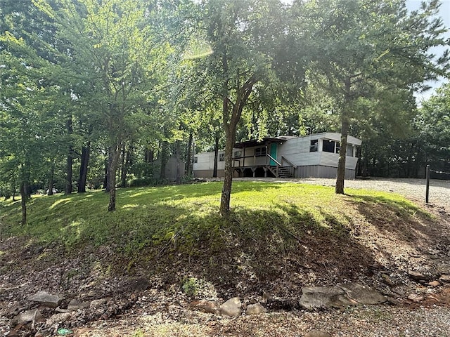 120347 S 4186th Rd, Eufaula, OK 74432 - view of green lawn