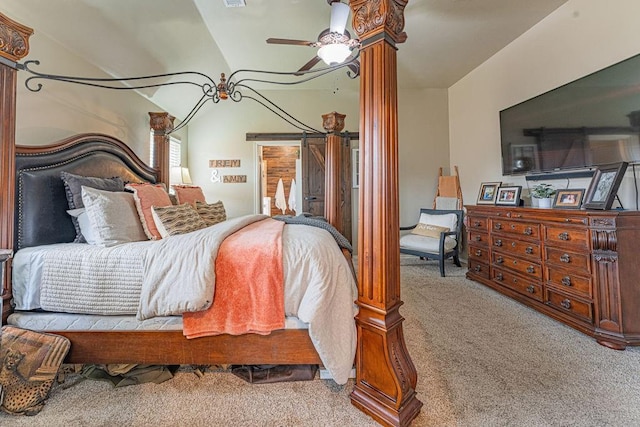 2432 NW 175th St, Edmond, OK 73012 - carpeted bedroom featuring ceiling fan